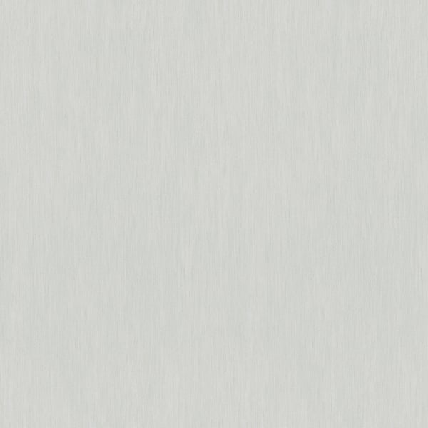 Light gray wallpaper with a fine vertical slub texture.
