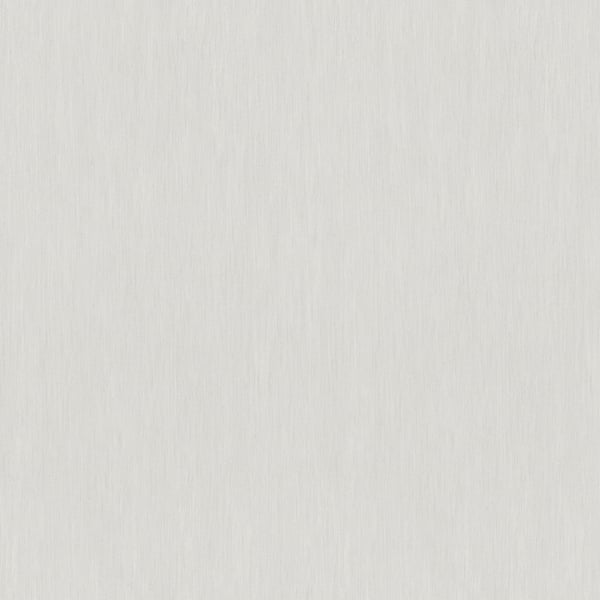 White wallcovering with a subtle vertical grain texture.