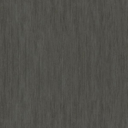 Dark charcoal wallcovering with a subtle vertical grain texture.