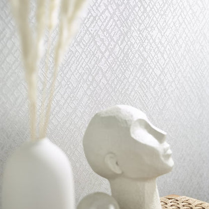 Galerie Wallcoverings Air Crosshatch Galerie Wallcoverings  White   - AI95040