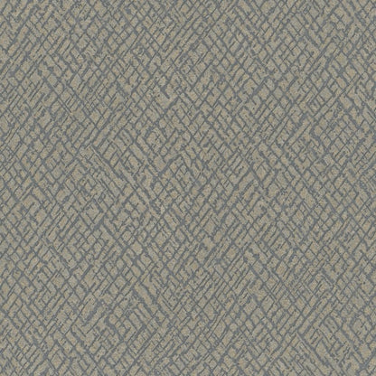 Gold wallcovering with a textured crosshatch pattern.