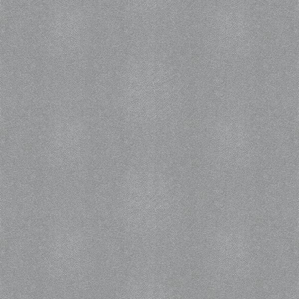 Slate gray textured wallpaper swatch with a subtle speckle pattern and matte finish.