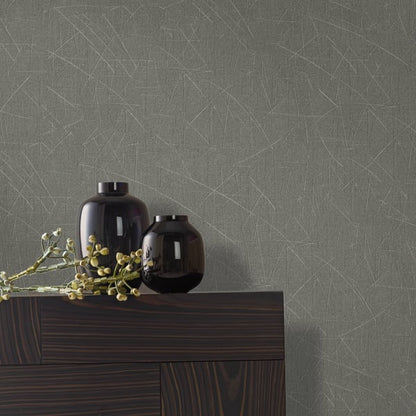 Galerie Wallcoverings Air Scored Galerie Wallcoverings  Silver Grey   - AI95059