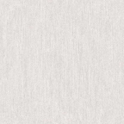 White linen-textured wallcovering with subtle vertical weave.