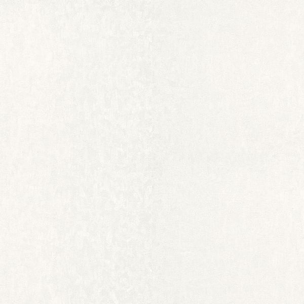 White wallcovering swatch with a subtle textured surface (Air Scratch).