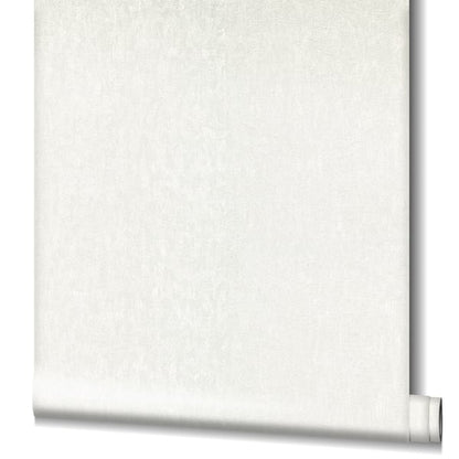 Off-white textured wallpaper with a subtle raised pattern.