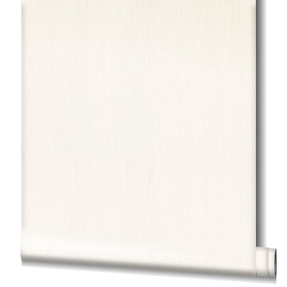 Cream wallpaper with subtle texture.