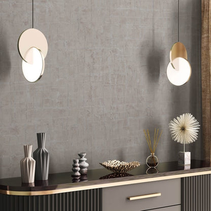 Silver Grey Air Stonework wallpaper with a subtle stone-textured pattern.