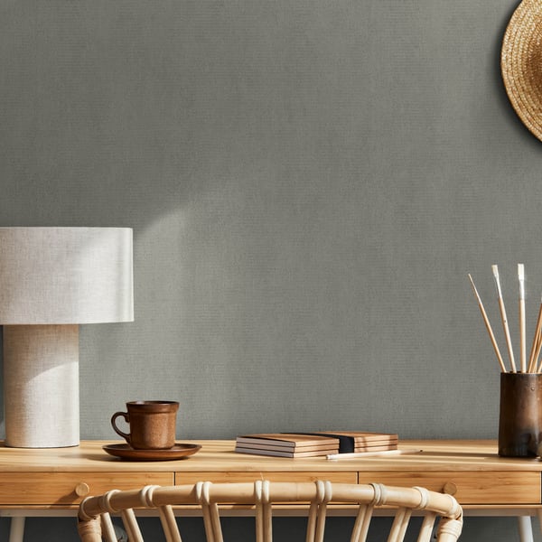 Galerie Wallcoverings Air Twill Galerie Wallcoverings  Silver Grey   - AI95085