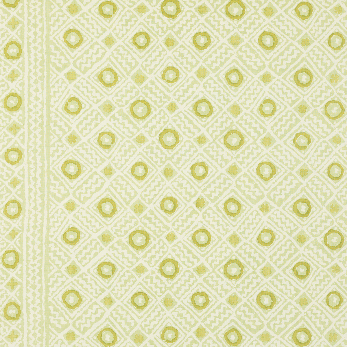 SCHUMACHER  RAOUL TEXTILES MALI PRINTS PRINTS OLIVINE   - 958V69