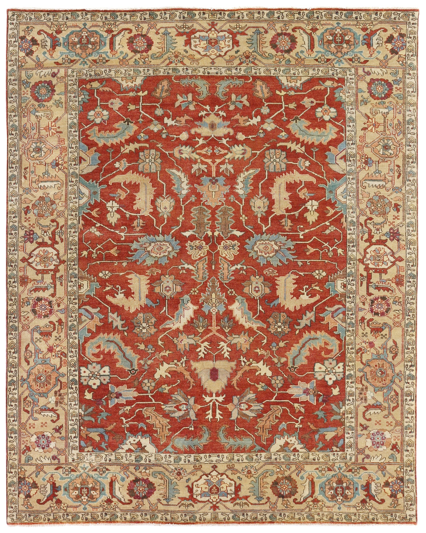 EXQUISITE RUGS   Hand-Knotted Rectangle    - 9745-8'X10'