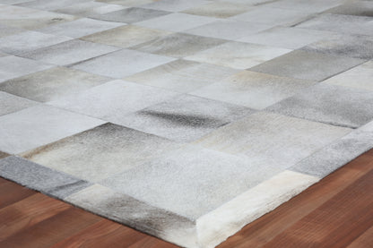 EXQUISITE RUGS   Natural Hide Indoor Hand Stitched    - 9756-5'X8'