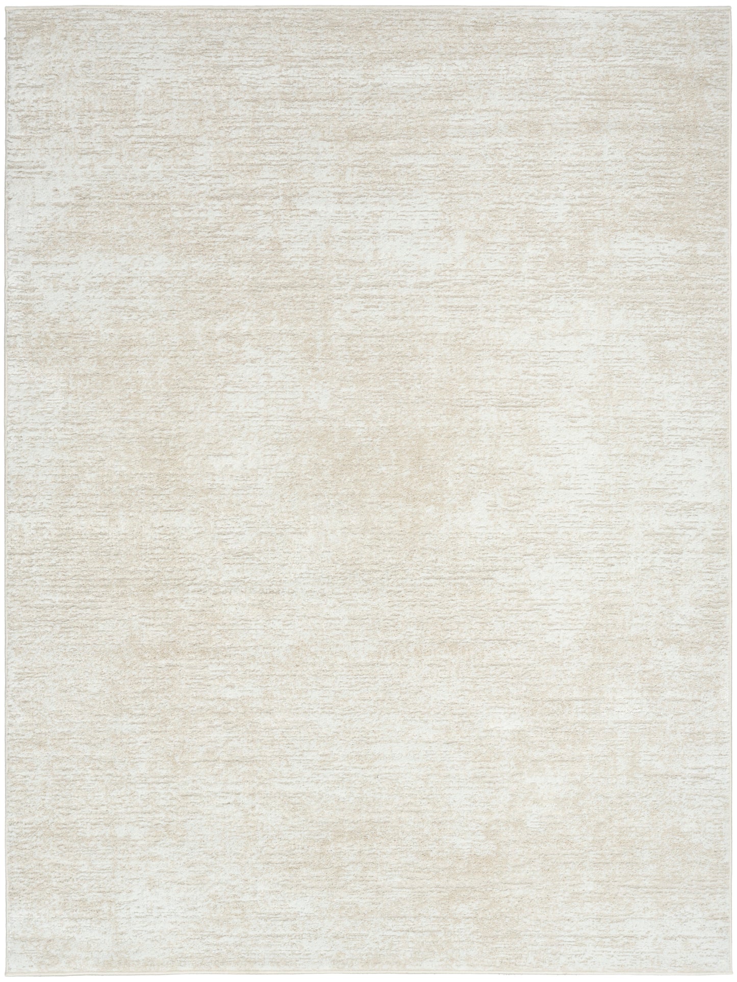 Cream ivory textured rug with a soft, mottled surface and subtle beige tones.