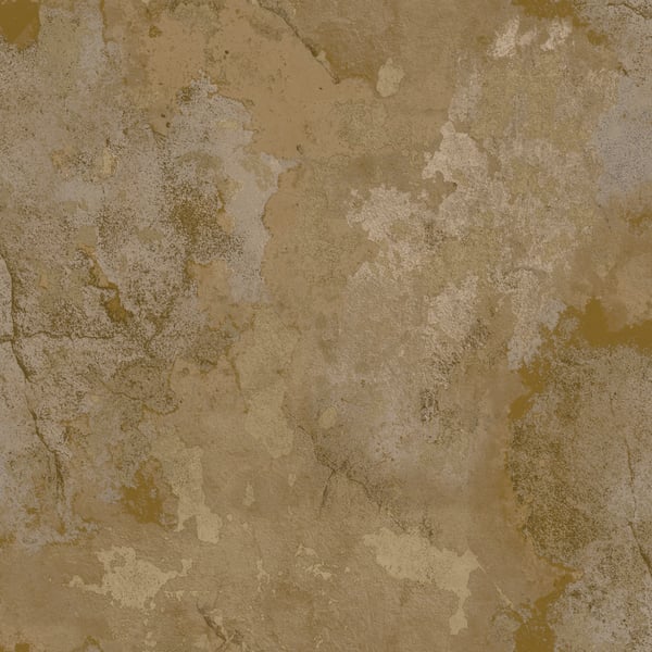 Beige-tan weathered plaster wall with peeling patches and rough, rustic texture.