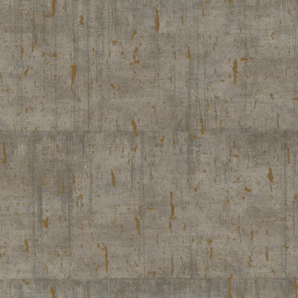 Galerie Wallcoverings Earth Aged Concrete Galerie Wallcoverings  Bronze, Brown   - EA99120