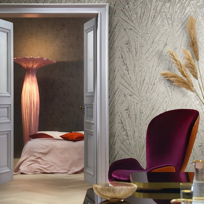 Galerie Wallcoverings Earth Fan Palm Galerie Wallcoverings  Beige   - EA99126