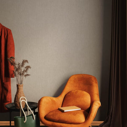 Beige Earth Linen wallpaper with a subtle linen texture.