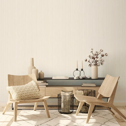 Galerie Wallcoverings Earth Silk Stripe Galerie Wallcoverings  Beige   - EA99182