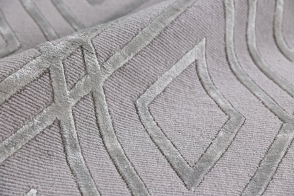 EXQUISITE RUGS OUTLET  Metro Velvet Indoor Hand Knotted    - 9958-6'X9'