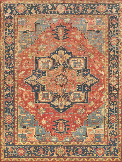 EXQUISITE RUGS   Antique Weave Serapi Indoor Hand Knotted    - 9971-10'X14'