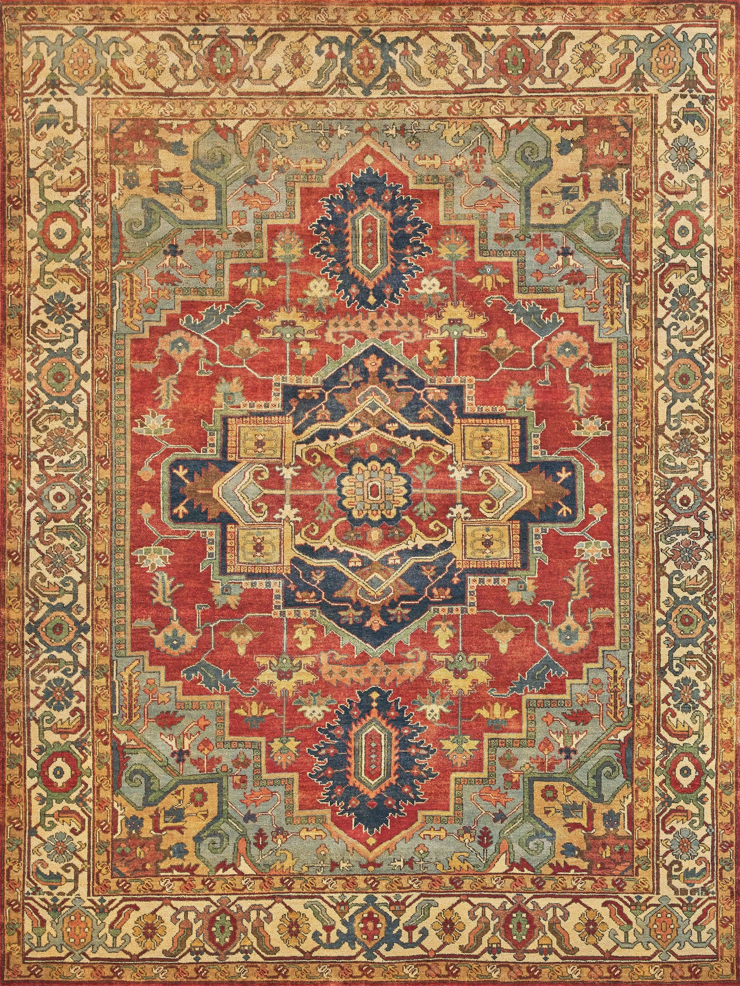 EXQUISITE RUGS   Hand-Knotted Rectangle    - 9972-10'X14'