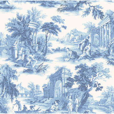 COLE & SON VILLANDRY PRINT---TOILE INDIGO   - 99/1001.CS.0