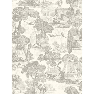 COLE & SON VERSAILLES PRINT---TOILE CHARCOAL   - 99/15061.CS.0