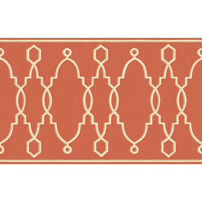 COLE & SON PARTERRE BORDER PRINT---BORDERS RED   - 99/3018.CS.0