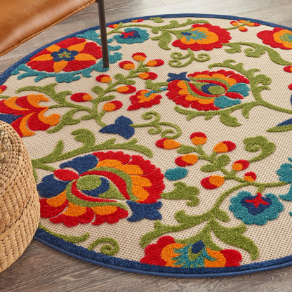 Nourison Rugs Nourison Home   Farmhouse 4' X Round    - 099446723222