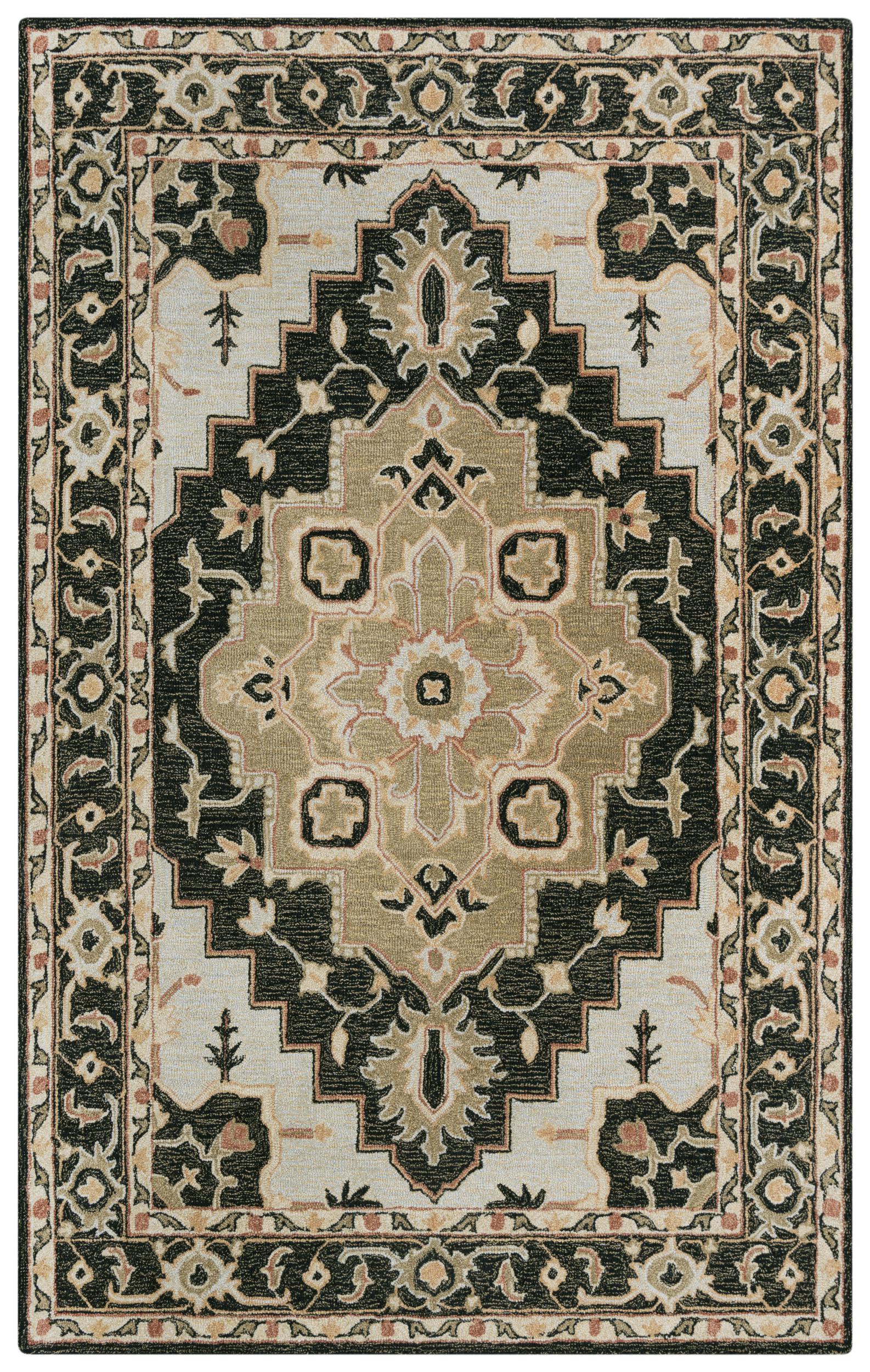 Traditional rug, 5' x 8'.