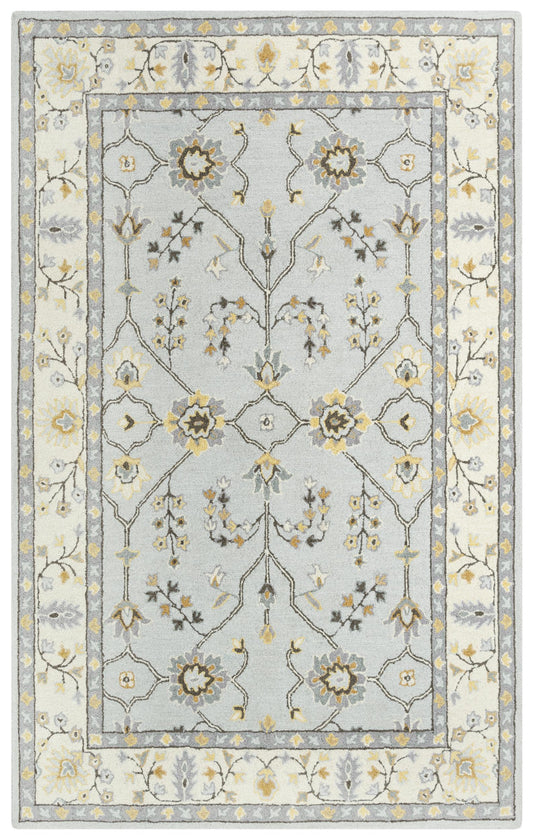 Traditional rug, 5' x 8'.