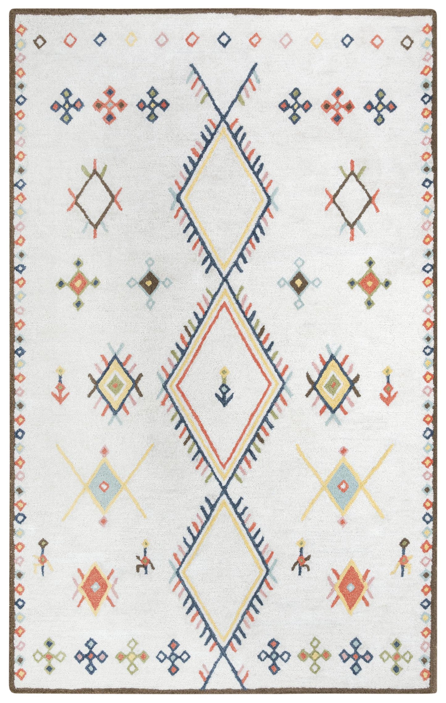 Catawba rug in rustic lodge style, 8' x 10'.