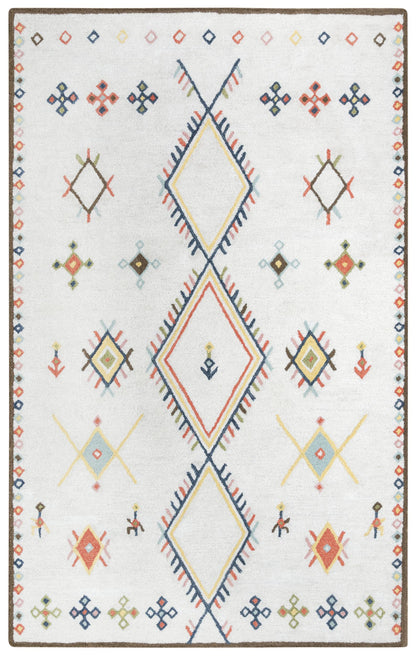 Catawba rug in rustic lodge style, 8' x 10'.