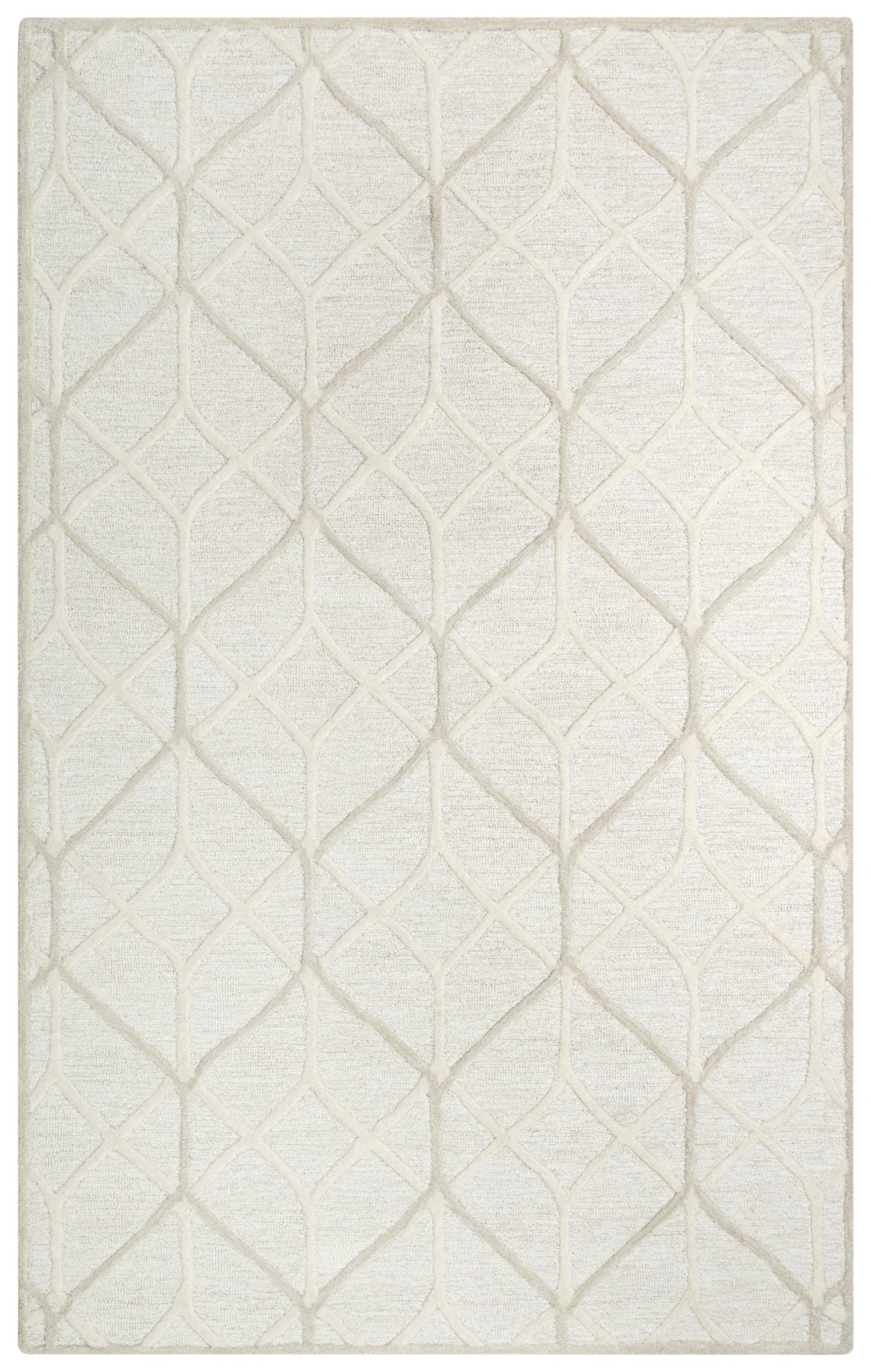 Transitional rug, 5' x 8'.