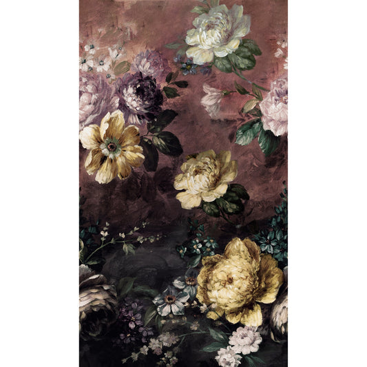 GALERIE WALLCOVERINGS Orom II Classical, Floral, All-over   Red   - A52001