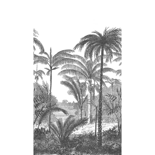 GALERIE WALLCOVERINGS Orom II Trees, Motive   Black   - A58201