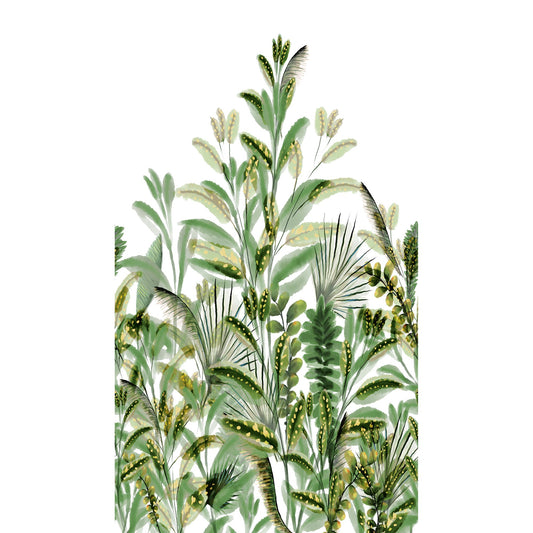 GALERIE WALLCOVERINGS Orom II Branched, Leaves, All-over   Green   - A59502