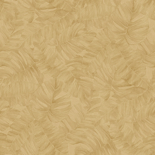 GALERIE WALLCOVERINGS Karuna Branched, Leaves, Motive   Gold   - KRA67602