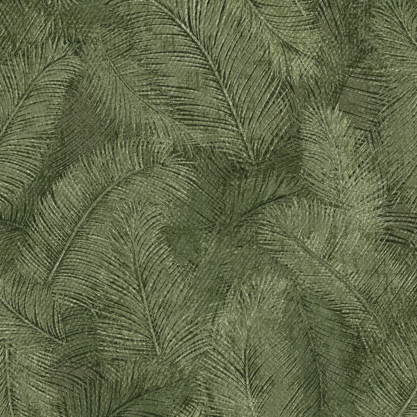GALERIE WALLCOVERINGS Arcadia Branched, Leaves, All-over   Green   - ARA70203