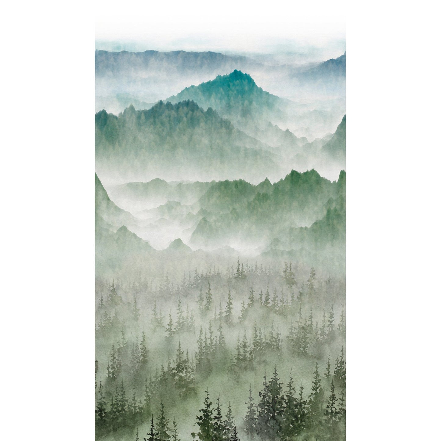 GALERIE WALLCOVERINGS Orom II Photographic, All-over, Print   Green   - A73601