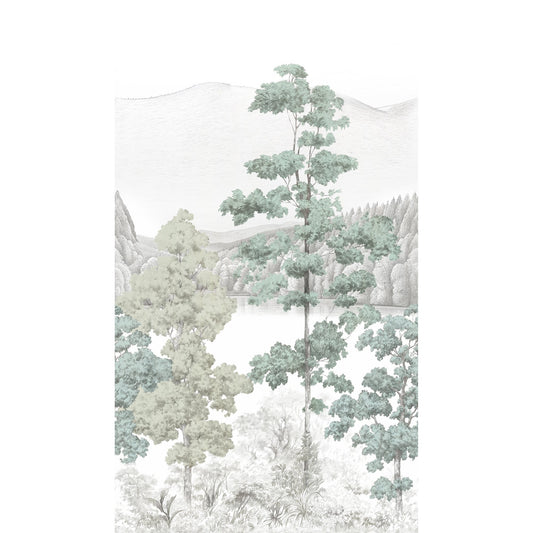 GALERIE WALLCOVERINGS Orom II Photographic, All-over, Print   Green   - A73701
