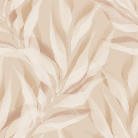 GALERIE WALLCOVERINGS Karuna Branched, Leaves, All-over   Orange   - KRA76103