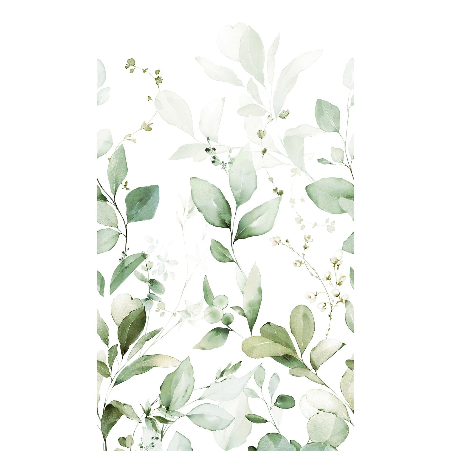 GALERIE WALLCOVERINGS Orom II Branched, Leaves, All-over   Green   - A77101