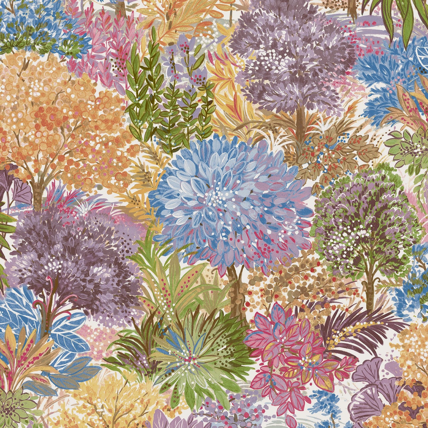 GALERIE WALLCOVERINGS Inia Classical, Floral, All-over   Multi   - INA78601