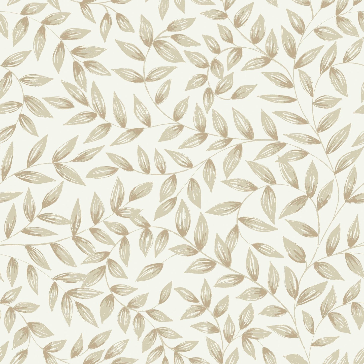 GALERIE WALLCOVERINGS Inia Branched, Leaves, All-over   Beige   - INA79201