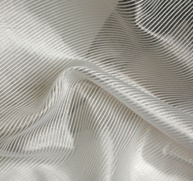 SCALAMANDRE OUTLET  FABRIC GLOSS SHEER  FABRIC WHITE   - A9 00011630