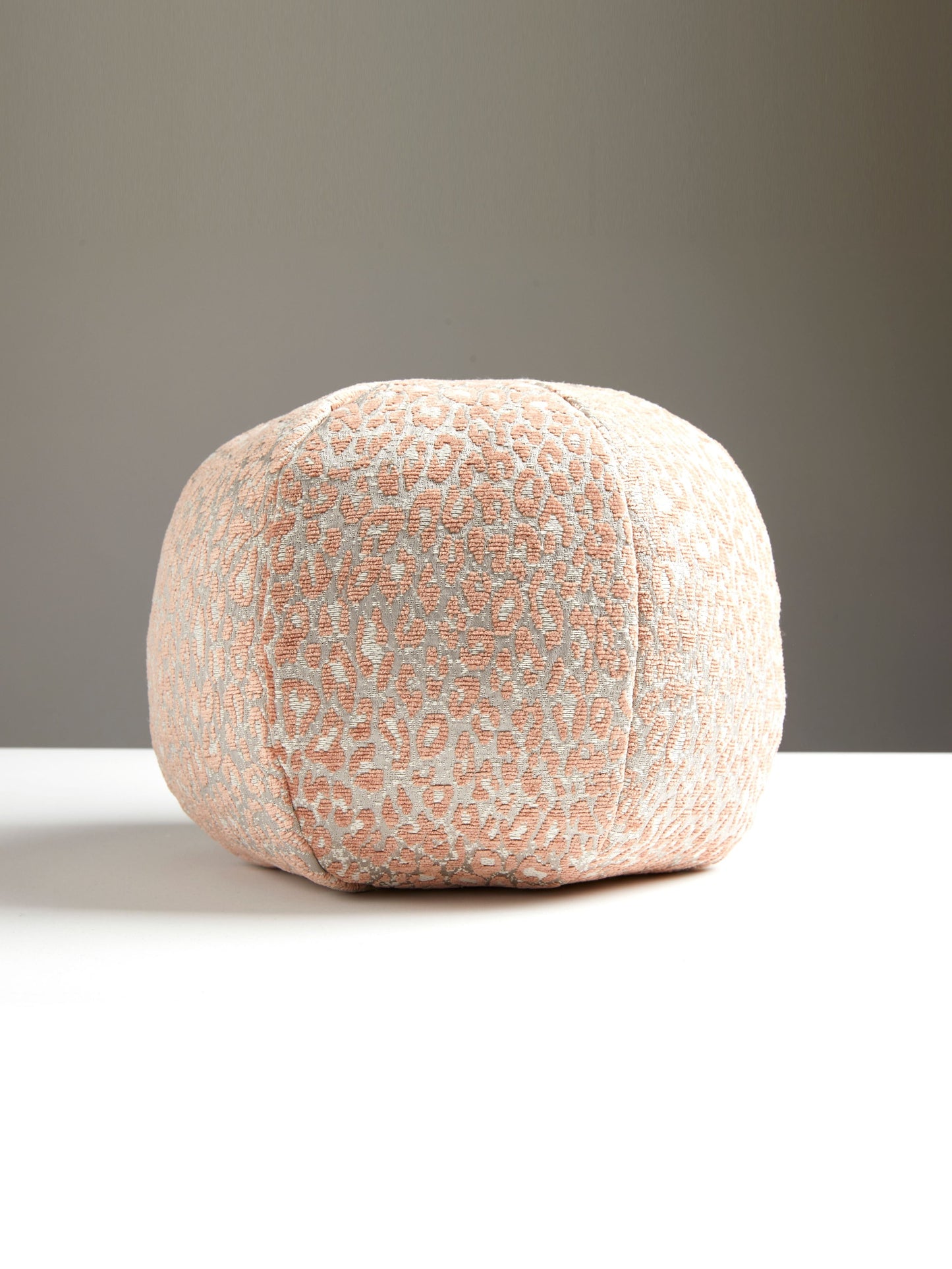 SCALAMANDRE PILLOWS   ANIMAL SKIN ROUND    - A9 0003SLEOPILL NEW SKU # A9SLEOPILL0003