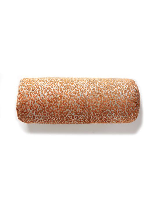 SCALAMANDRE PILLOWS   ANIMAL SKIN BOLSTER    - A9 0006BLEOPILL NEW SKU # A9BLEOPILL0006