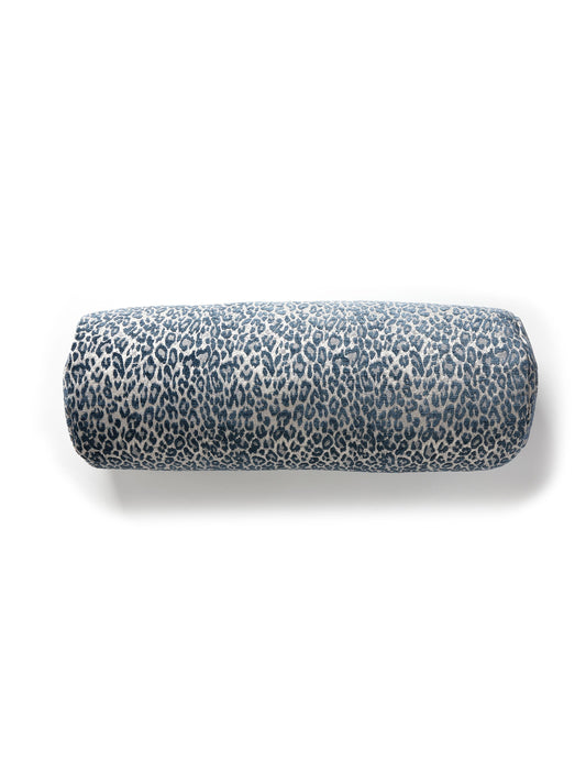 SCALAMANDRE PILLOWS   ANIMAL SKIN BOLSTER    - A9 0008BLEOPILL NEW SKU # A9BLEOPILL0008