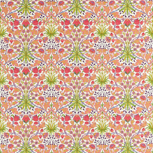 MORRIS & CO Hyacinth Fabric Contemporary, Floral Cosmo Pink   - AARC520005